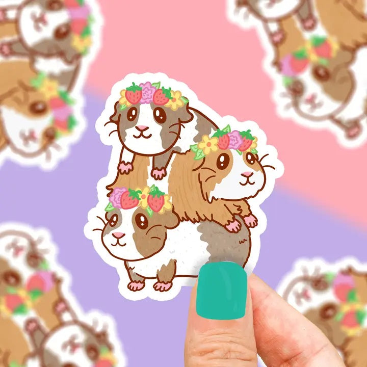Flower Crown Guinea Pigs