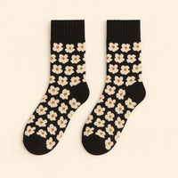 Daisy Jane Floral Pattern Crew Sock