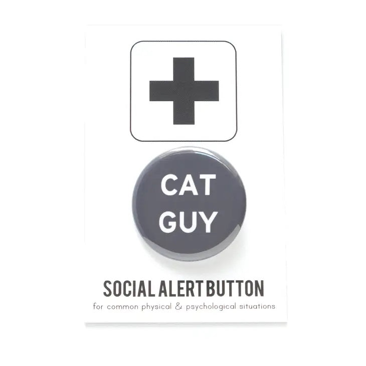 Cat Guy Button