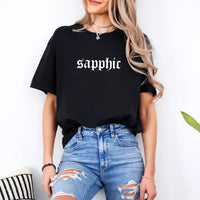 Sapphic Adult T-Shirt Black