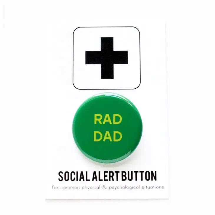 Rad Dad Button
