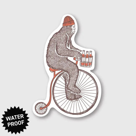 Sasquatch Bike Sticker