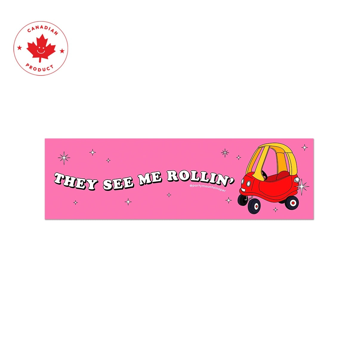 They See Me Rollin' Bumper Sticker