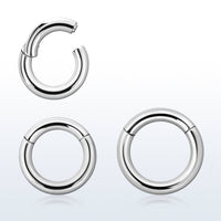8g Surgical Steel Hinged Hoop