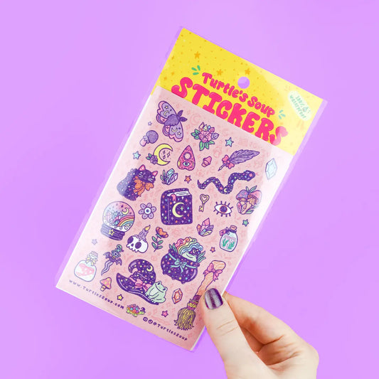 Witch Vinyl Sticker Sheet