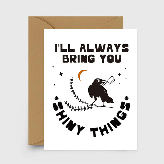 Shiny Things - Crow - Card