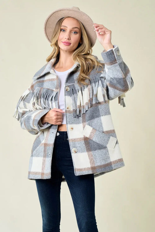 Fringe Shacket
