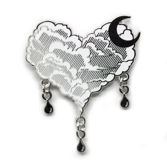 Silver Lining Cloud Pin