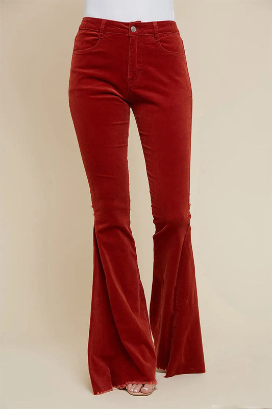 Corduroy Flared Pants