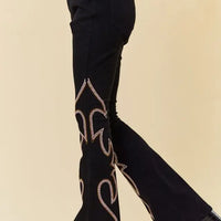 Embellished Denim Pants