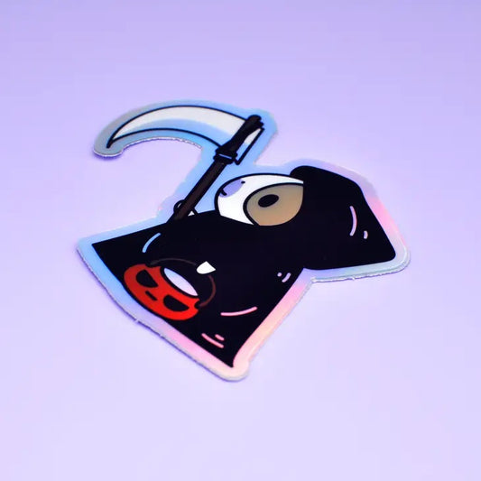 Bubu Halloween Grim Reaper Sticker
