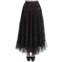 Gothic Maxi Lace Skirt
