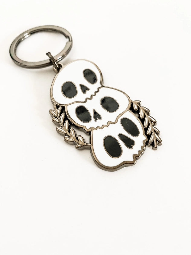 Skulls Hard Enamel Keychain
