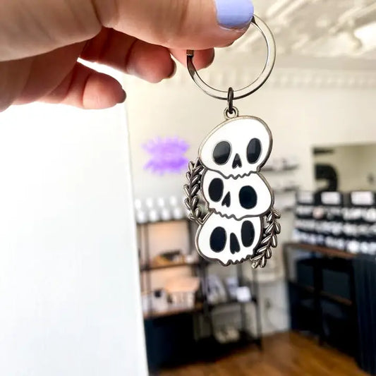 Skulls Hard Enamel Keychain