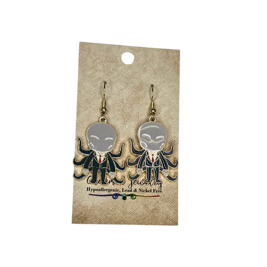 Slenderman Earrings