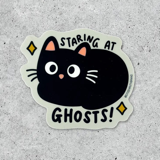 Staring At Ghosts Sticker