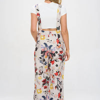 Bird Print Overall Grey