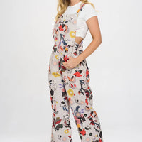 Bird Print Overall Grey