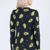 Avocado Print Cardigan