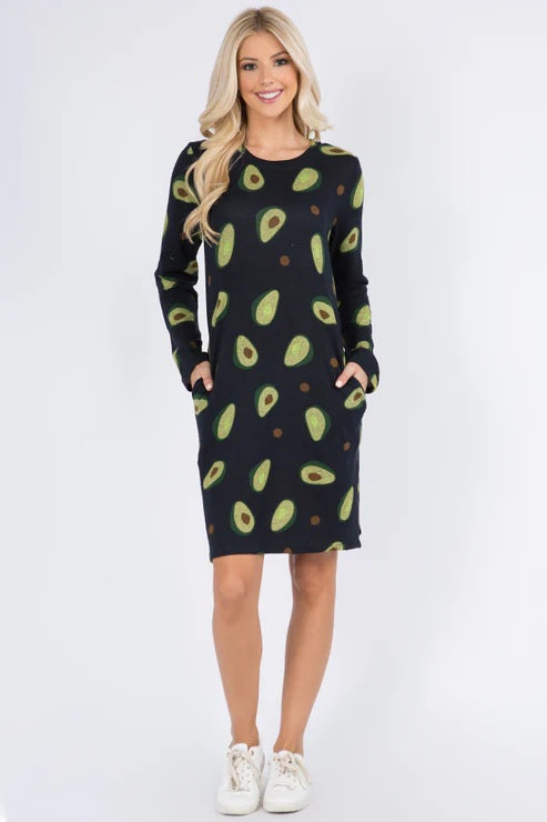 Avocado Tunic Winter Dress