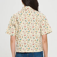 Dogs On Vacation Print Shirt