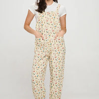 Dogs On Vacation Print Overalls