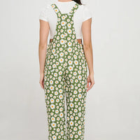 Blooming Print Daisy Overalls