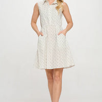 Cat Faces Print Dress