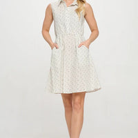 Cat Faces Print Dress