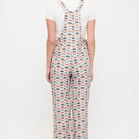 Colourful Butterfly Print Overalls