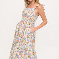 Wildflower Garden Print Dress