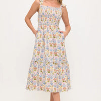 Wildflower Garden Print Dress