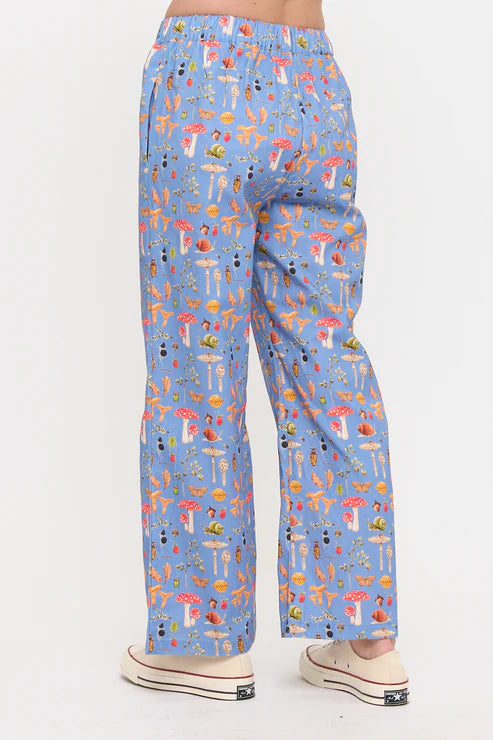 Enchanted Forests Mushroom Print Pants