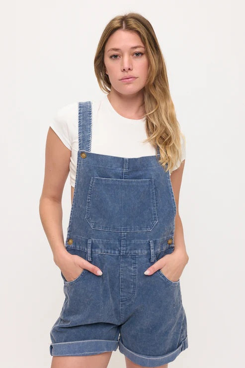 Vintage Corduroy Shortalls