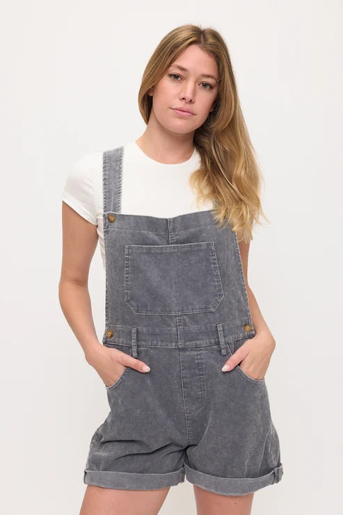 Vintage Corduroy Shortalls