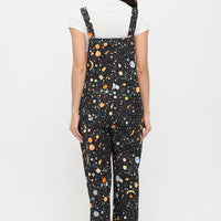 Cosmic Galaxy Print Overalls