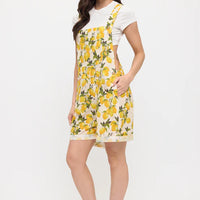 Juicy Lemon Print Shortalls