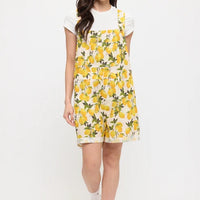 Juicy Lemon Print Shortalls