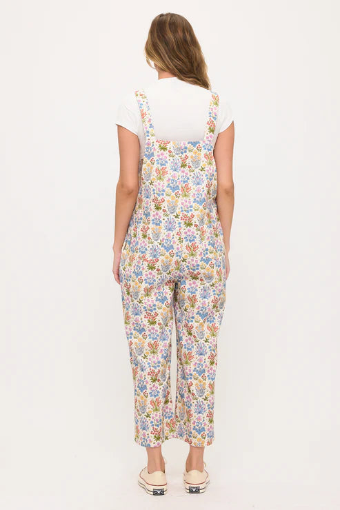 Wildlflowers Garden Print Overalls