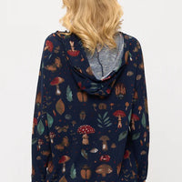 Mushrooms And Bugs Tunic Hoodie