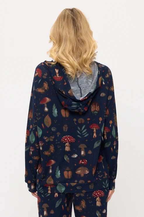 Mushrooms And Bugs Tunic Hoodie