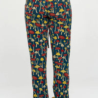Vintage Mushroom Print Tunic Pants
