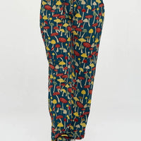 Vintage Mushroom Print Tunic Pants
