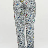 Lavender Mushroon Print Tunic Pants