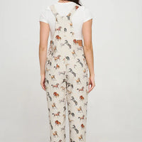 Multi Horse Print Jumpsuit