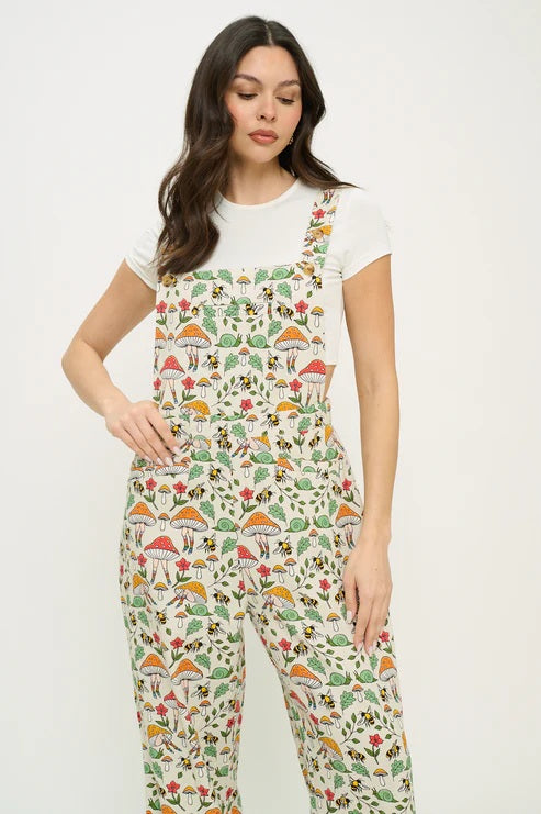 Mushrooms In Wonderland Overalls