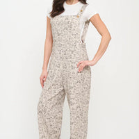 Different Breed Dogs Print Overalls