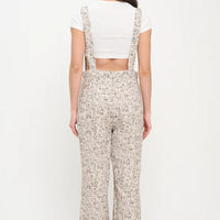 Different Breed Dogs Print Overalls