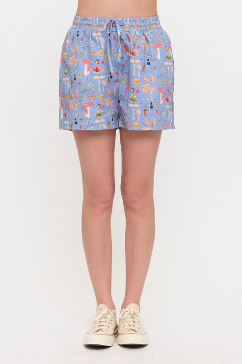 Enchanted Forest Mushroom Shorts