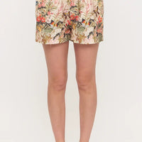 Butterfly Floral Print Shorts